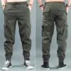 Pantalones Casuales de Nuevo Estilo para Hombre para Primavera, Verano y Otoño, Pantalones Largos de Corte Ajustado, Pantalones de Trabajo con Múltiples Bolsillos, Pantalones Harem a la Moda, Corte Holgado, Tallas Grandes