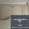 Techo floral de esquina de moldura de PU estilo francés, moldura de borde para pared de TV de sala de estar, moldura decorativa para pared de fondo de sofá, moldura de imitación de yeso