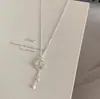 Colar de Borboleta Lua com Franjas Estilo Coreano Nicho Personalidade Exquisita Luxo Leve Versátil Corrente de Clavícula de Alta Qualidade