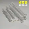 Tubo de Flor de Ciruelo Varilla Retorcida de Vidrio Vidrio de Cristal Transparente Varilla de Flor de Ciruelo Iluminación de Tubo Hueco para Proyecto de Hotel Ktv Accesorios