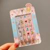 Calcomanías de uñas tridimensionales de dibujos animados para niños parche de uñas para niña pequeña armadura para bebé desmontable impermeable venta al por mayor de uñas