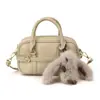 Bolso de Mano Estilo Retro Casual Tipo Baguette para Mujer 2025 Invierno Nuevo Estilo Coreano Versátil Simple Bolso de Hombro Cruzado