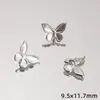 Liga de Prata Antiga Estilo Retro Novo Chinês Pingente Acessórios DIY Pingente de Chaveiro Borboleta Coração Pingente Colar Pulseira Joias
