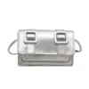 Bolsa Pequena para Mulheres 2025 Verão Nova Tendência Nicho Bolsa de Ombro Simples Bolsa Quadrada Pequena Bolsa Transversal Casual Retrô para Mulheres