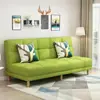 Sofá cama moderno en forma de L para apartamento pequeño, sofá largo de doble uso integrado, en stock, cama plegable doble