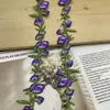 Borda de Renda Bordada Colorida Solúvel em Água de 3,5 cm de Largura para Saias Hanfu, Acessórios de Cabelo e Acessórios de Vestuário, Disponível para Atacado Transfronteiriço
