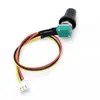 Potenciómetro Tipo Perilla Rv097 con Interruptor Rk097 Amplificador de Potencia Audio Control de Velocidad Perilla de Atenuación Interruptor con Línea de Terminal