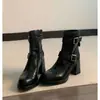 Nuevas botines para mujer, cómodos y elegantes, de ajuste ceñido, suelas gruesas y diseño retro francés, perfectos para otoño, con tacones gruesos, colección 2026