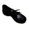 Sapatos Femininos de Couro Estilo Britânico Retrô Academia Pequenos para o Trabalho 2026 Novos com Cadarço Bico Redondo Solado Grosso