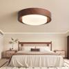 Lámpara de Techo para Dormitorio, Estilo Americano Antiguo, Color Nogal, Pasillo, Dormitorio Principal, Lámpara para Estudio, Protección Ocular de Espectro Completo, Súper Brillante