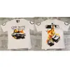 Camiseta de Verano Clásica de Manga Corta para Hombre Vlone Fog Mosaico Estampado Reflectante Marca de Moda V Grande Ajuste Holgado