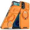 Capa para Celular Moto g Play Motorola g Power com Suporte de Janela de Empurrar Capa Protetora Anti-Queda