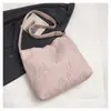 Bolso bandolera bordado de colores estilo coreano para mujer, gran capacidad, adecuado para estudiantes, para ir al trabajo y para el uso diario, bolso de hombro ligero y elegante