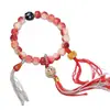Suministro de fábrica pulsera de hueso de camello material de sangre jade talla de hueso de camello pulsera original DIY hueso juego en vivo suministro
