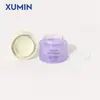 Xumin Botella Dosificadora de Crema Cosmética en Stock 50g Redonda Recta Botella de Crema para el Cuidado de la Piel Botella de Crema Hidratante Doble Capa Mate
