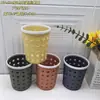 Al por mayor Tienda Departamental Linyi Cesta Redonda de Plástico para Almacenamiento Cesta para Guardar Bolígrafos Cesta para Guardar Lápices de Cejas del Hogar Cesta para Almacenamiento de Oficina