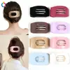 Qi Yue Presilha de Cabelo de Silicone Macio com Diamante Parte de Trás da Cabeça Grampo de Cabelo com Temperamento Alta Aparência Coque Curvo Presilha Tubarão Acessórios de Cabelo Venda por Atacado