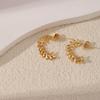 Personalidad exagerada sentido creativo del diseño aretes atmósfera de verano chapado alto sentido moda temperamento mayoreo transfronterizo