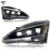 Adequado para modificação de conjunto de farol Lexus IS 06-12 com faróis de lente LED e piscas dinâmicos