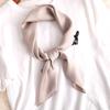 Bufanda Nueva Simple de Color Sólido para Primavera y Otoño Bufanda Cuadrada Pequeña Decorativa Elegante y Atmosférica para Mujer Bufanda de Moda Dulce con Protección Solar