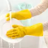 Guantes de Plástico de Goma Impermeables con Patrón Imprimible para Lavar Platos, Limpieza del Hogar, para Mujer
