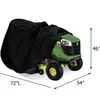 Cubierta para Cortacésped Cubierta para Cortacésped de Montar Cubierta Impermeable para Tractor Cubierta para Desbrozadora Cubierta Protectora Impermeable a Prueba de Polvo