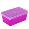 Suministro al por mayor caja de embalaje cuadrada 1000ml caja desechable para llevar caja para llevar resistente a altas temperaturas