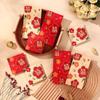 Nuevos Sobres Rojos Creativos para Boda con el Carácter "Doble Felicidad", Mini Bolsas Rojas para Dar Regalos de Boda