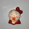 Imán de Nevera de Resina de Personaje Divertido de Dibujos Animados Popular Venta Directa de Fábrica