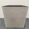 Macetas Cuadradas Grandes al por Mayor en Estilo Piedra Envejecida, Macetas de Piso para Interiores, Macetas Decorativas Gruesas para Jardín Estilo Nórdico y Americano, Macetas para Bonsái