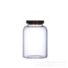 Frasco de Almacenamiento de Cáscara de Mandarina de Gran Capacidad, Frasco de Almacenamiento y Sellado de Alto Borosilicato, Frasco para Té de Grado Alimenticio con Tapa de Madera de Acacia
