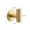 Gancho Autoadhesivo de Acero Inoxidable 304 para Baño, Inodoro, Gancho Individual, Gancho para Abrigo de Puerta, Gancho de Pared para Cocina, Transfronterizo