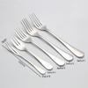 1010 faca de aço inoxidável e garfo colher conjunto bife faca garfo de frutas salada colher de manteiga ocidental faca de mesa ocidental engrossada comercial