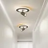 Luminária de Teto Minimalista Nórdica para Corredor, Entrada, Hall, Spot de Teto, Luminária de Entrada, Lavabo, Varanda Luz Decorativa LED