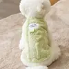 Ropa para Perros Tragable Otoño Oso de Peluche Oso Amargo Bomei Gato Perro Pequeño Abrigo de Algodón Forrado de Felpa Cálido Anti-Caída de Pelo
