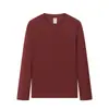 Camiseta de Manga Larga de Algodón Puro Nueva y de Moda 230g Top Unisex Simple para Pareja Cuello Redondo Primavera y Otoño Color Sólido Versátil Transfronterizo