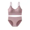 Conjunto de Sutiã Esportivo Sem Costura para Comércio Exterior Transfronteiriço com Costas Grandes em U, Efeitos de Levantar e Anti-Queda, Conjunto de Sutiã Esportivo Sexy para Mulheres