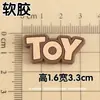 Urso Coração Marrom Escuro Urso Marrom Fofo Cabeça de Urso Sapato com Furo Chinelos Patch DIY Acessórios de Decoração para Copo de Água Combinação