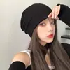 Gorro Estilo Borboleta Moderno Street Hip-Hop Rasgado com Aba Larga para Primavera e Outono, Gorro Pulôver Pós-Parto Maternidade