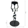 Portavelas de Hierro Retro Estilo Europeo Adornos para el Hogar, Sala de Estar, Restaurante, Mesa de Comedor Romántica, Accesorios para Cena a la Luz de Velas