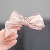 Pinza para el pelo de niña estilo princesa de Año Nuevo, Corona con lazo rojo, Pinza superior para niña dulce, Pasador de Año Nuevo, Accesorios para el pelo de niñas