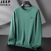 Camiseta interior de otoño holgada para hombre JEEP SPIRIT nueva camiseta de manga larga para hombre casual con solapa cuello redondo manga larga