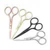Acero inoxidable adorno de belleza cejas pestañas tijeras multiusos tijeras para barba tijeras de belleza tijeras de acero completo venta al por mayor