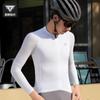 Maillot de Ciclismo Tosuod para Hombre Manga Larga Verano Bicicleta de Carretera Absorbe el Sudor Secado Rápido Transpirable Maillot de Ciclismo Top Equipo