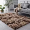 Alfombra de Lana de Seda Pelo Largo Dormitorio Sala de Estar Felpudo Suave Agradable a la Piel Apta para Mascotas Decoración del Hogar Alfombra Venta al por Mayor Transfronteriza