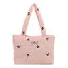 Bolso Tote de Mano de Moda Estilo Coreano de Este Año para Mujer, Nuevo Modelo Invierno 2025, Bolso de Hombro Acolchado con Lazo, Bolso de Hombro a la Moda