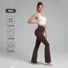 Pantalones de Yoga Acampanados Aimp Cross-Border Ejercicio Pilates Glúteo de Melocotón Leggings de Fitness para Levantar Glúteos para Mujer