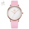 Shengke shengke relógio feminino moda simples pulseira de couro PU água Fabricantes de Relógios Femininos