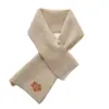 Bufanda Pequeña de Lana Tejido Cruzado Dulce y Elegante Jacquard para Mujer Terciopelo Ártico Suave Estilo Preppy Linda Bufanda Invierno