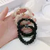 Pequeno Estilo Perfumado Rede Cristal de Açúcar Anel Intestinal Pequeno Corda de Cabelo Acessórios de Cabelo Versátil Elástico Alto para Menina Corda de Cabelo Corda de Cabelo